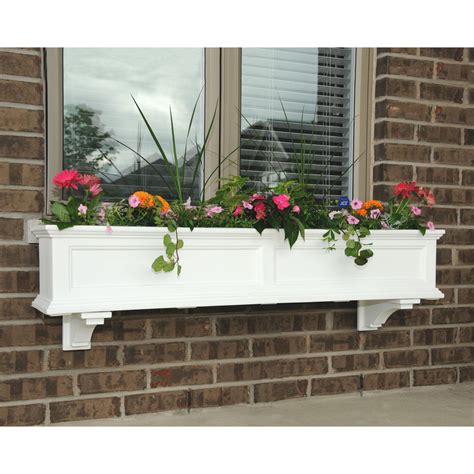 48 inch metal window box|48 inch plastic window box.